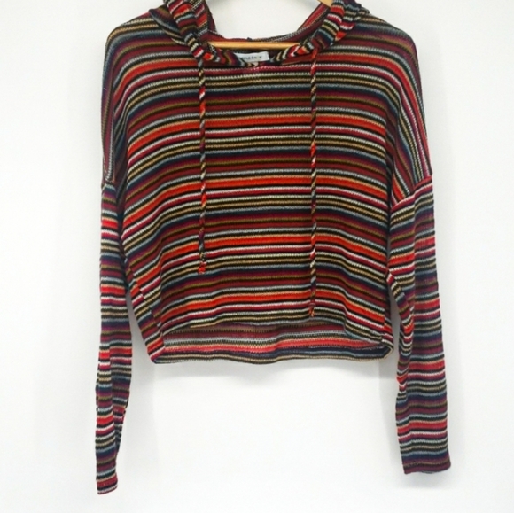 Purple Snow Tops - Purple Snow Knit Hoodie